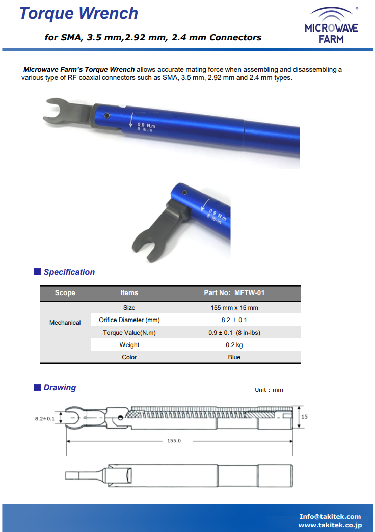 End Launch Connectors Datasheet