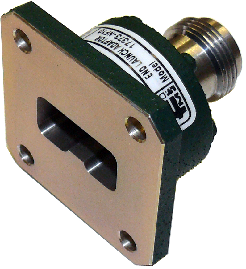 エンドランチ　導波管同軸アダプタ