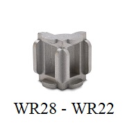 WR28　導波管ベンド
WR22　導波管ベンド